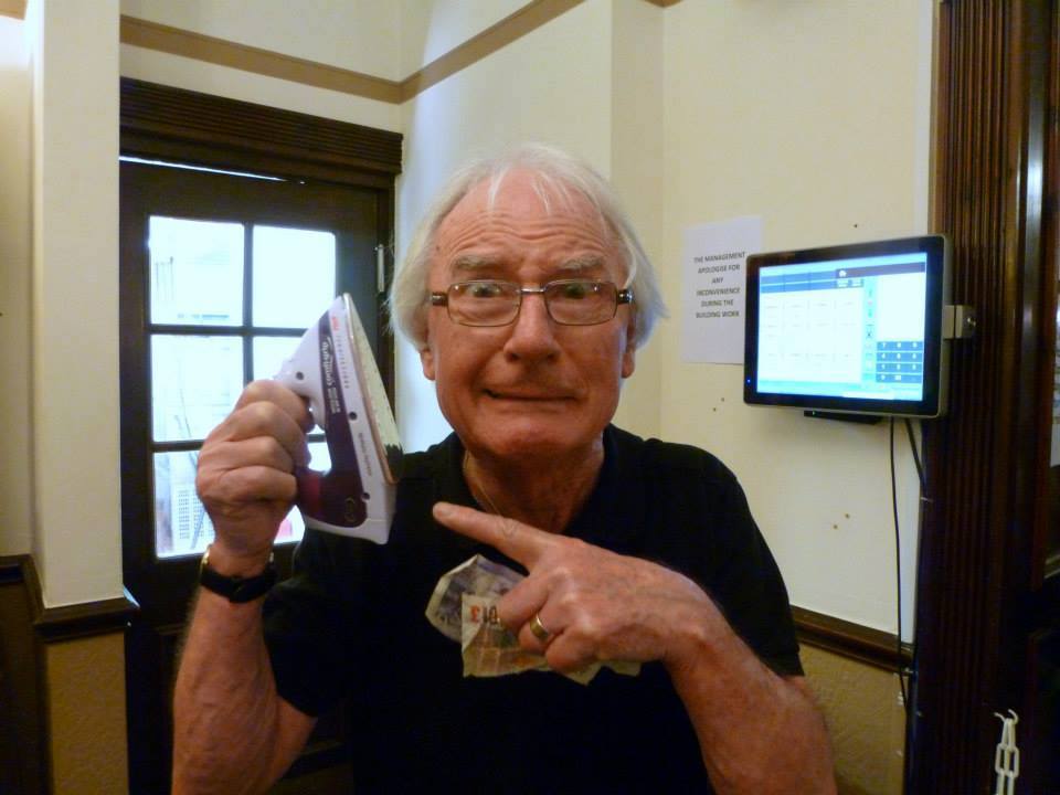 Syd Little with THE IRON at Fleetwood